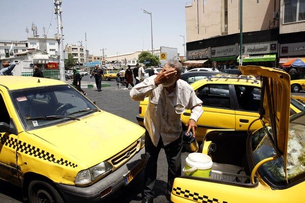 In Iran’s capital, Tehran, the temperature was expected to reach 104 degrees Fahrenheit (40 Celsius) in the coming days, the country’s metrological organization said.